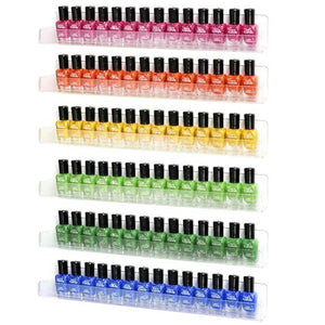 Nail Polish Wall Mount Stand - 6 Racks