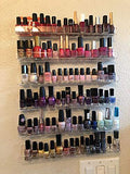 Nail Polish Wall Mount Stand - 6 Racks