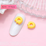 Nail Decorations - Ice Cream & Doughnuts - 20pcs