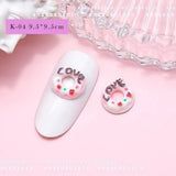 Nail Decorations - Ice Cream & Doughnuts - 20pcs