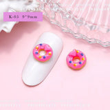 Nail Decorations - Ice Cream & Doughnuts - 20pcs