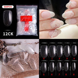 Round - Full Cover Nail Tips - 500pcs - Bag