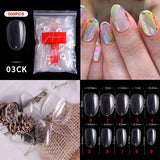 Round - Full Cover Nail Tips - 500pcs - Bag