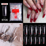 Ballerina - Half Cover Nail Tips - 500pcs - Bag