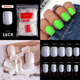 Full / Squoval - Full Cover Nail Tips - 500pcs - Bag