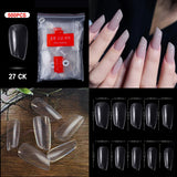 Lipstick - Full Cover Nail Tips - 500pcs - Bag