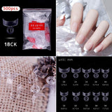 Edge - Edge Cover Nail Tips - 500pcs - Bag