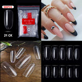 Round - Full Cover Nail Tips - 500pcs - Bag