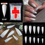 Eagle Claw - Halfmoon Cover Nail Tips - 500pcs - Bag