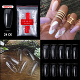 Coffin - Full Cover Nail Tips - 500pcs - Bag