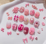 Nail Decoration - Pink Cute Jewlery - 5pcs