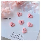 Nail Decoration - Pink Cute Jewlery - 5pcs