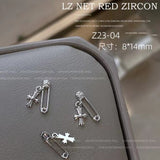 Nail Decoration - Zircon Jewlery - 2pcs