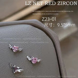 Nail Decoration - Zircon Jewlery - 2pcs