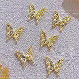 Nail Decoration - Zircon Butterfly - 2pcs