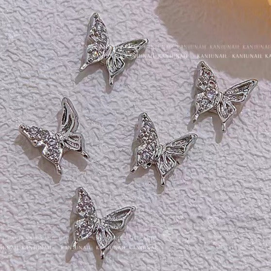 Nail Decoration - Zircon Butterfly - 2pcs