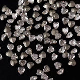 Rhinestones - Flat Bottom - Heart - 30pcs