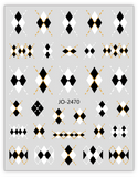Nail Sticker - JO2470 - Pattern