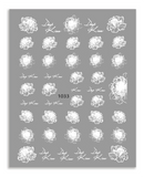 Nail Sticker - 1033 - Flower