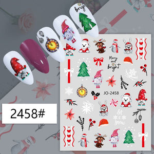 Nail Sticker - JO-2458 - Christmas