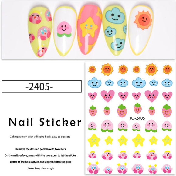 Nail Sticker - 2405 - Cute