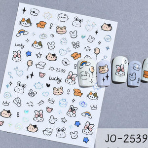 Nail Sticker - JO-2539 - Pets