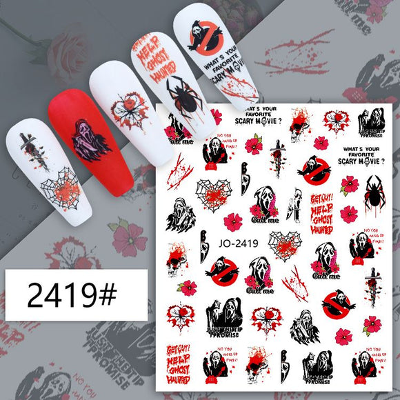 Nail Sticker - 2419 - Halloween