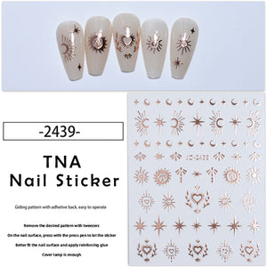 Nail Sticker - JO-2439 - Rose Gold