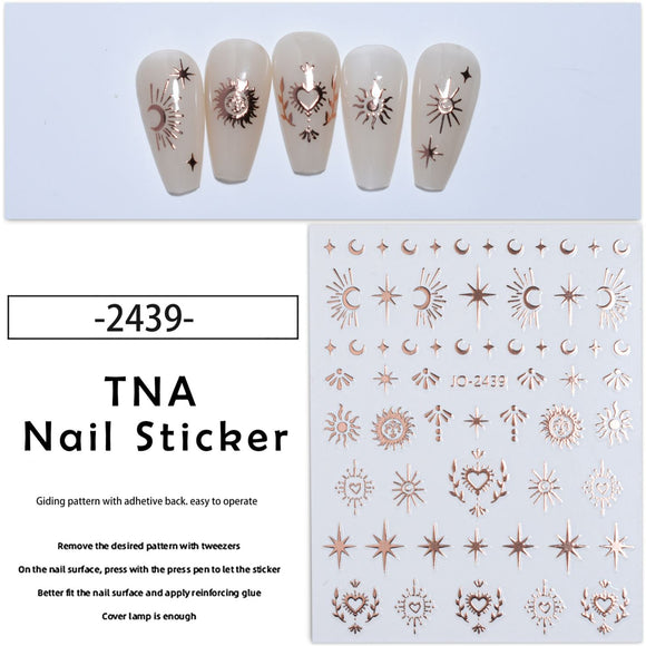 Nail Sticker - JO-2439 - Rose Gold