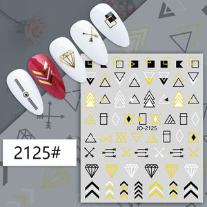 Nail Sticker - JO-2125 - Abstract
