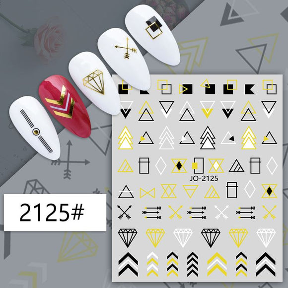 Nail Sticker - JO-2125 - Abstract