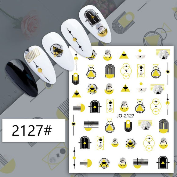 Nail Sticker - JO-2127- Abstract