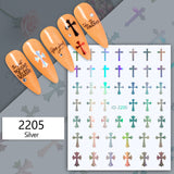 Nail Sticker - JO-2205 - Cross