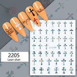 Nail Sticker - JO-2205 - Cross