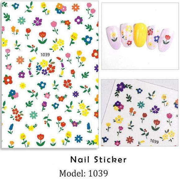 Nail Sticker - JO-1039 - Flower