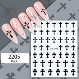 Nail Sticker - JO-2205 - Cross