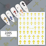 Nail Sticker - JO-2205 - Cross