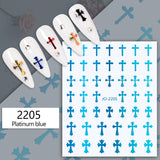 Nail Sticker - JO-2205 - Cross