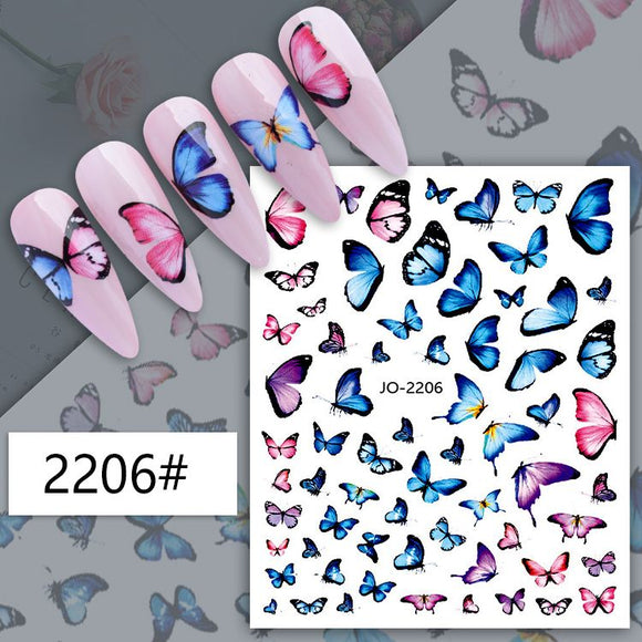 Nail Sticker - JO-2206 - Butterfly