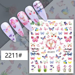 Nail Sticker - JO-2211 - Butterfly