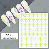 Nail Sticker - JO-2205 - Cross