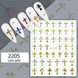 Nail Sticker - JO-2205 - Cross