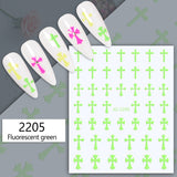 Nail Sticker - JO-2205 - Cross