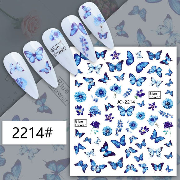 Nail Sticker - JO-2214 - Butterfly