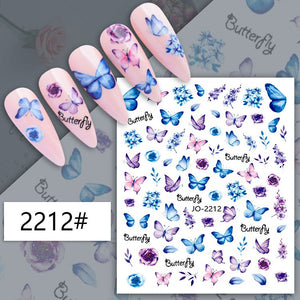 Nail Sticker - JO-2212 - Butterfly