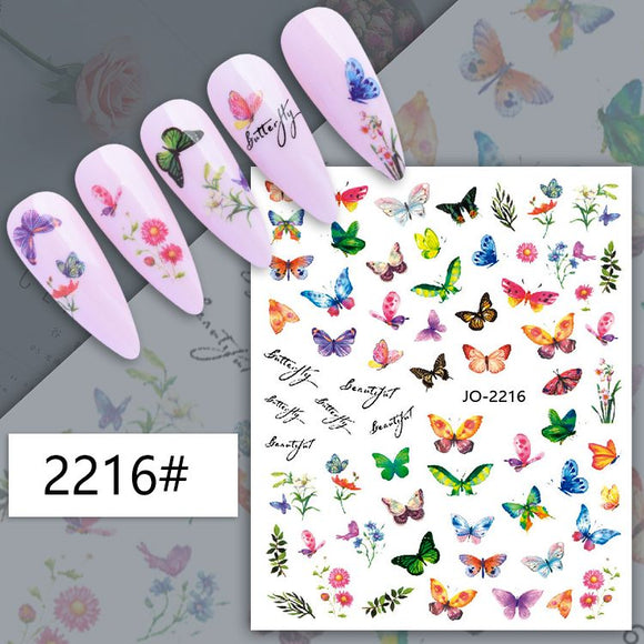Nail Sticker - JO-2216 - Butterfly