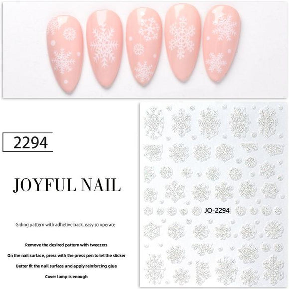 Nail Sticker - JO-2294 - Snowflake