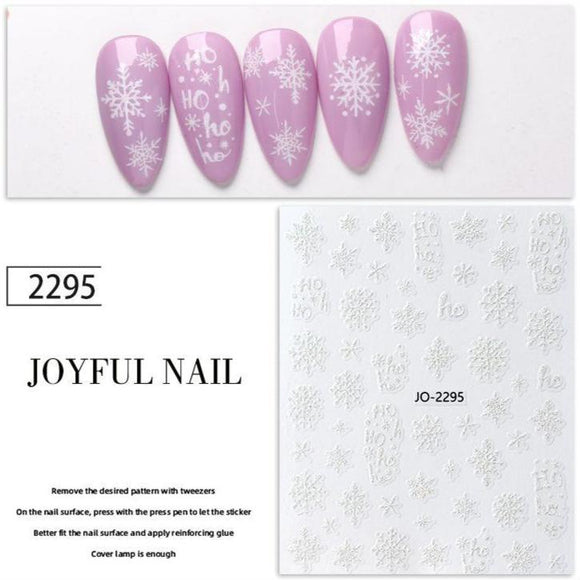 Nail Sticker - JO-2295 - Snowflake