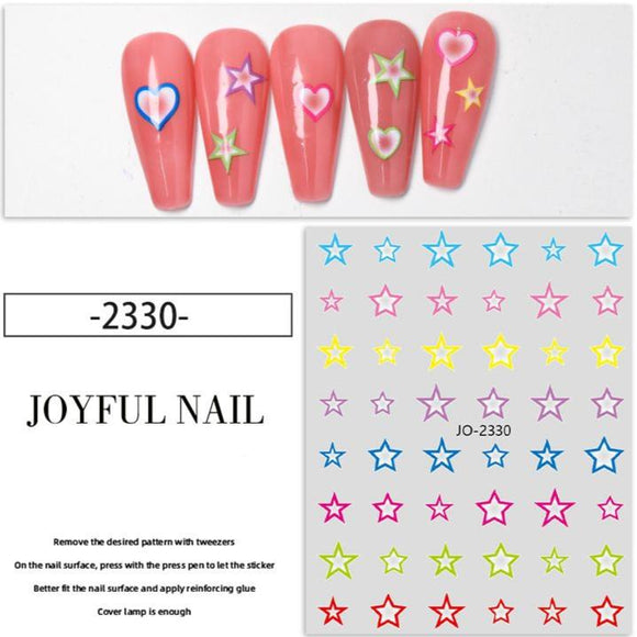 Nail Sticker - JO-2330 - Star