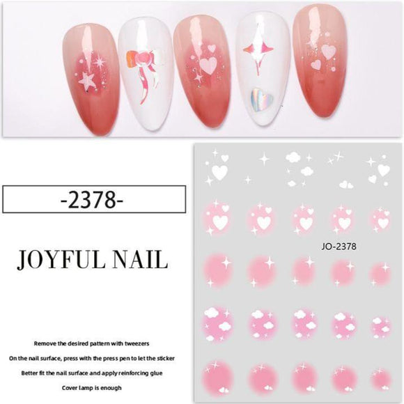 Nail Sticker - JO-2378 - Ombre